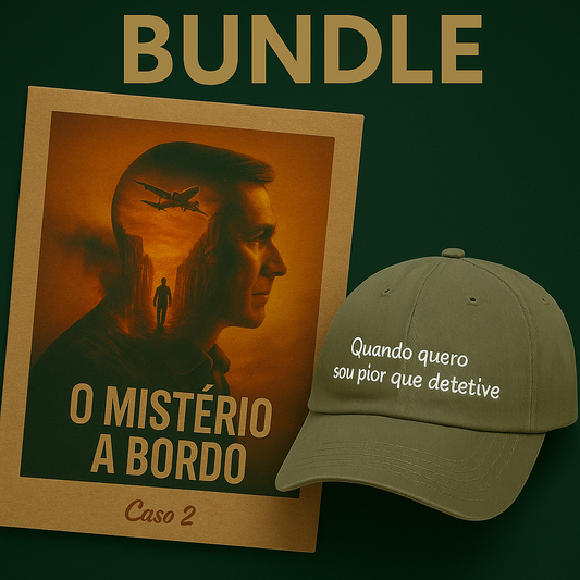 ✈️ Bundle 2: Quebra-Crime – Caso 2 + Chapéu